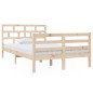 vidaXL Estructura de cama madera maciza de pino 120x200 cm vidaXL Estructura de cama madera maciza de pino 120x200 cm