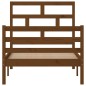 vidaXL Estructura de cama madera maciza pino marrón miel 90x200 cm