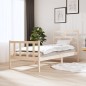 vidaXL Estructura de cama madera maciza de pino 75x190 cm vidaXL Estructura de cama madera maciza de pino 75x190 cm
