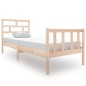 vidaXL Estructura de cama madera maciza de pino 75x190 cm vidaXL Estructura de cama madera maciza de pino 75x190 cm