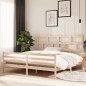 vidaXL Estructura de cama de madera maciza de pino 200x200 cm