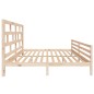 vidaXL Estructura de cama de madera maciza de pino 200x200 cm