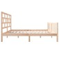 vidaXL Estructura de cama madera maciza de pino 120x200 cm