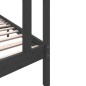 vidaXL Estructura de cama madera maciza de pino gris 90x190 cm vidaXL Estructura de cama madera maciza de pino gris 90x190 cm