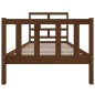 vidaXL Estructura de cama madera maciza de pino marrón miel 100x200 cm
