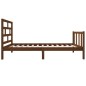 vidaXL Estructura de cama madera maciza de pino marrón miel 100x200 cm