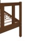 vidaXL Estructura de cama madera maciza de pino marrón miel 100x200 cm