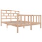vidaXL Estructura de cama de madera maciza de pino 140x200 cm