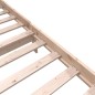 vidaXL Estructura de cama de madera maciza de pino 140x200 cm