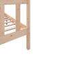 vidaXL Estructura de cama de madera maciza de pino 140x200 cm