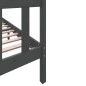 vidaXL Estructura de cama madera maciza de pino gris 150x200 cm vidaXL Estructura de cama madera maciza de pino gris 150x200 cm