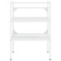vidaXL Estructura de baño con lavabo incorporado hierro blanco vidaXL Estructura de baño con lavabo incorporado hierro blanco