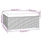 vidaXL Set muebles de jardín 6 piezas y cojines ratán sintético marrón vidaXL Set muebles de jardín 6 piezas y cojines ratán sintético marrón