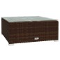 vidaXL Set sofás de jardín 8 piezas y cojines ratán sintético marrón vidaXL Set sofás de jardín 8 piezas y cojines ratán sintético marrón