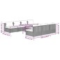 vidaXL Set sofás de jardín 8 piezas y cojines ratán sintético marrón vidaXL Set sofás de jardín 8 piezas y cojines ratán sintético marrón