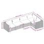 vidaXL Set sofás de jardín 5 piezas y cojines ratán sintético marrón vidaXL Set sofás de jardín 5 piezas y cojines ratán sintético marrón