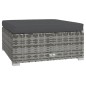 vidaXL Set de muebles de jardín 6 pzas y cojines ratán sintético gris vidaXL Set de muebles de jardín 6 pzas y cojines ratán sintético gris