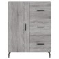 vidaXL Aparador alto madera contrachapada gris sonoma 69,5x34x180 cm vidaXL Aparador alto madera contrachapada gris sonoma 69,5x34x180 cm