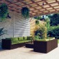 vidaXL Set sofás de jardín 8 piezas y cojines ratán sintético marrón vidaXL Set sofás de jardín 8 piezas y cojines ratán sintético marrón