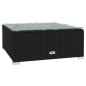vidaXL Set de muebles de jardín 9 pzas y cojines ratán sintético negro vidaXL Set de muebles de jardín 9 pzas y cojines ratán sintético negro