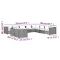 vidaXL Set muebles de jardín 10 pzas y cojines ratán sintético marrón vidaXL Set muebles de jardín 10 pzas y cojines ratán sintético marrón
