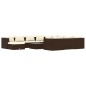 vidaXL Set muebles de jardín 12 pzas y cojines ratán sintético marrón vidaXL Set muebles de jardín 12 pzas y cojines ratán sintético marrón