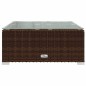 vidaXL Set muebles de jardín 13 pzas y cojines ratán sintético marrón