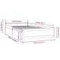 vidaXL Estructura de cama con cajones blanco 100x200 cm vidaXL Estructura de cama con cajones blanco 100x200 cm