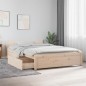 vidaXL Estructura de cama con cajones doble pequeña 120x190 cm vidaXL Estructura de cama con cajones doble pequeña 120x190 cm