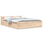 vidaXL Estructura de cama con cajones king size 150x200 cm vidaXL Estructura de cama con cajones king size 150x200 cm