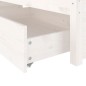vidaXL Estructura de cama con cajones blanco 160x200 cm vidaXL Estructura de cama con cajones blanco 160x200 cm