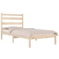vidaXL Estructura de cama madera maciza de pino 75x190 cm vidaXL Estructura de cama madera maciza de pino 75x190 cm