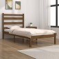 vidaXL Estructura de cama madera maciza de pino marrón miel 100x200 cm vidaXL Estructura de cama madera maciza de pino marrón miel 100x200 cm