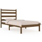 vidaXL Estructura de cama madera maciza de pino marrón miel 100x200 cm vidaXL Estructura de cama madera maciza de pino marrón miel 100x200 cm