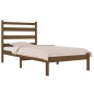 vidaXL Estructura de cama madera maciza de pino marrón miel 100x200 cm vidaXL Estructura de cama madera maciza de pino marrón miel 100x200 cm