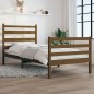 vidaXL Estructura cama madera maciza de pino marrón miel 100x200 cm vidaXL Estructura cama madera maciza de pino marrón miel 100x200 cm