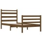 vidaXL Estructura cama madera maciza de pino marrón miel 100x200 cm vidaXL Estructura cama madera maciza de pino marrón miel 100x200 cm