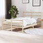 vidaXL Estructura de cama madera maciza de pino 120x190 cm vidaXL Estructura de cama madera maciza de pino 120x190 cm