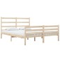 vidaXL Estructura de cama madera maciza de pino 120x190 cm vidaXL Estructura de cama madera maciza de pino 120x190 cm