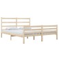vidaXL Estructura de cama madera maciza de pino 135x190 cm vidaXL Estructura de cama madera maciza de pino 135x190 cm