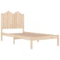 vidaXL Estructura de cama madera maciza de pino 75x190 cm vidaXL Estructura de cama madera maciza de pino 75x190 cm