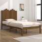 vidaXL Estructura de cama madera maciza pino marrón miel 100x200 cm vidaXL Estructura de cama madera maciza pino marrón miel 100x200 cm
