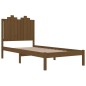 vidaXL Estructura de cama madera maciza pino marrón miel 100x200 cm vidaXL Estructura de cama madera maciza pino marrón miel 100x200 cm
