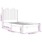 vidaXL Estructura de cama individual madera maciza blanco 90x190 cm vidaXL Estructura de cama individual madera maciza blanco 90x190 cm
