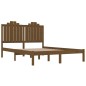 vidaXL Estructura de cama madera maciza de pino marrón miel 150x200 cm vidaXL Estructura de cama madera maciza de pino marrón miel 150x200 cm
