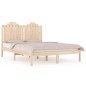 vidaXL Estructura de cama madera maciza de pino 120x200 cm