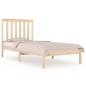 vidaXL Estructura de cama de madera maciza de pino 90x200 cm vidaXL Estructura de cama de madera maciza de pino 90x200 cm