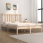vidaXL Estructura de cama de madera maciza de pino 200x200 cm vidaXL Estructura de cama de madera maciza de pino 200x200 cm