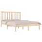 vidaXL Estructura de cama de madera maciza de pino 200x200 cm vidaXL Estructura de cama de madera maciza de pino 200x200 cm