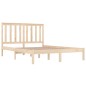 vidaXL Estructura de cama de madera maciza de pino 200x200 cm vidaXL Estructura de cama de madera maciza de pino 200x200 cm